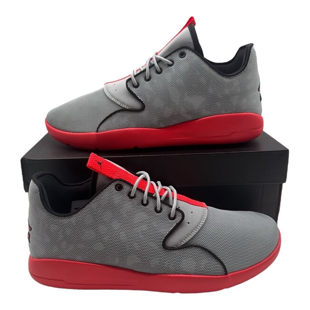 Air Jordan Eclipse Shoes Mens Sz 9 Wolf Grey/Infared Sneakers 724010-006